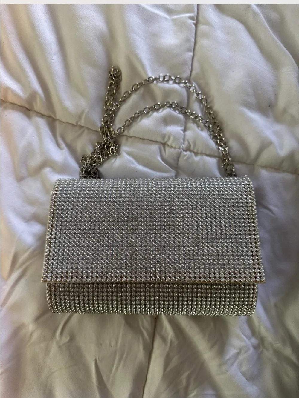 Rhinestone clutch